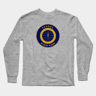 Shades State Park Indiana Flag Bullseye Long Sleeve T-Shirt